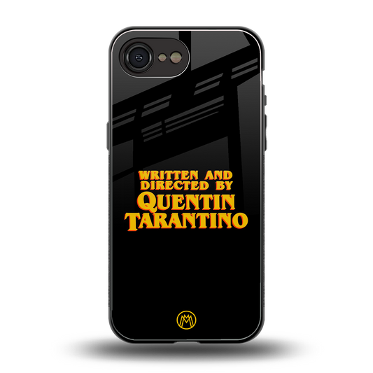 quentin tarantino back phone cover | glass case for iphone 16e