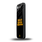quentin tarantino back phone cover | glass case for iphone 16e