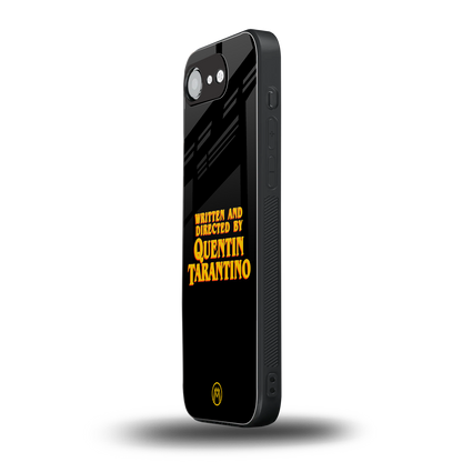 quentin tarantino back phone cover | glass case for iphone 16e