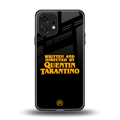 quentin tarantino back phone cover | glass case for nothing phone 1