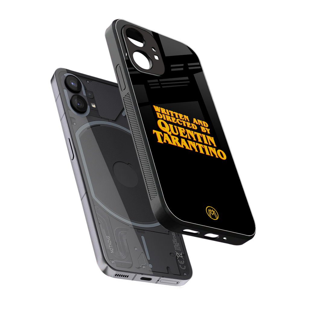 quentin tarantino back phone cover | glass case for nothing phone 1