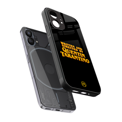 quentin tarantino back phone cover | glass case for nothing phone 1