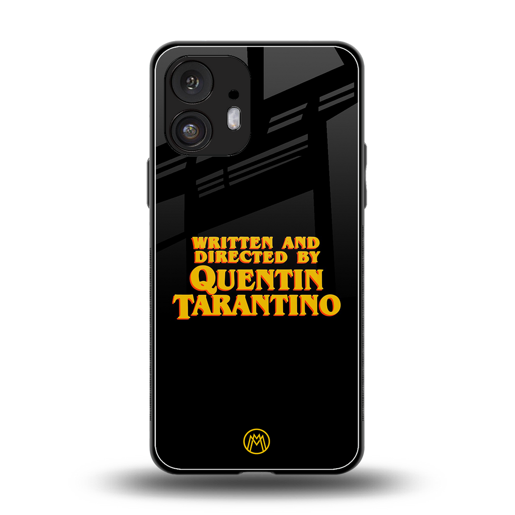 quentin tarantino back phone cover | glass case for nothing phone 2