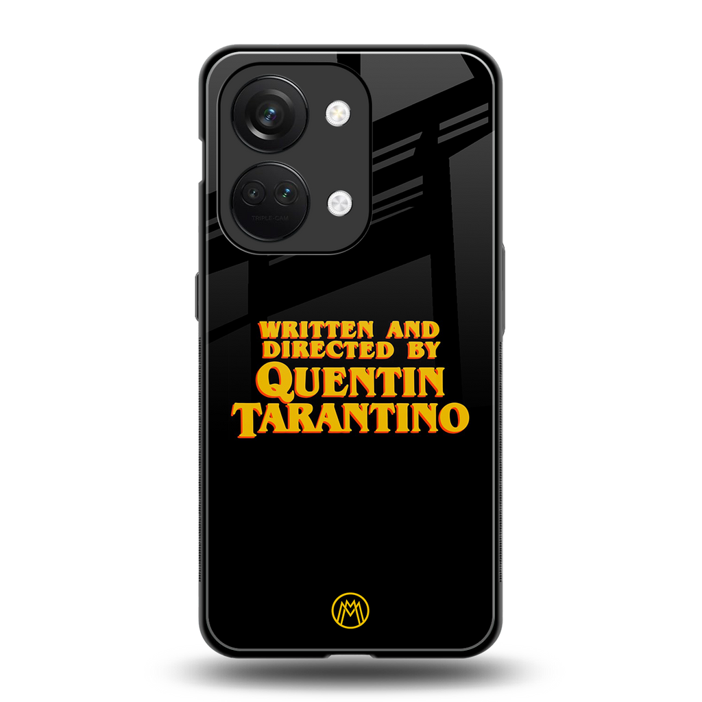 quentin tarantino back phone cover | glass case for oneplus nord 3