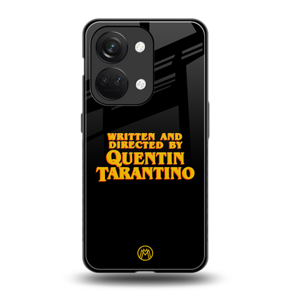 quentin tarantino back phone cover | glass case for oneplus nord 3