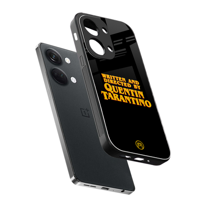 quentin tarantino back phone cover | glass case for oneplus nord 3