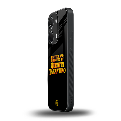 quentin tarantino back phone cover | glass case for oneplus nord 3