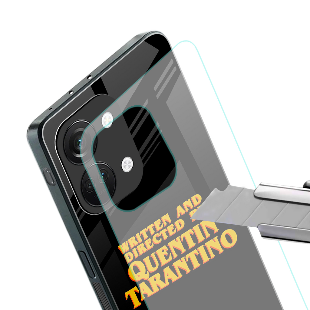 quentin tarantino back phone cover | glass case for oneplus nord 3