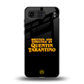quentin tarantino back phone cover | glass case for oneplus nord 4