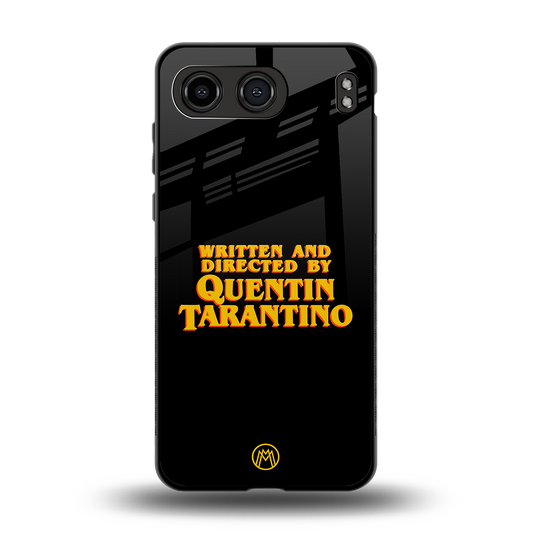 quentin tarantino back phone cover | glass case for oneplus nord 4