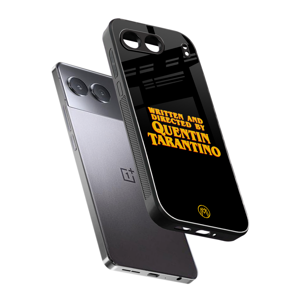 quentin tarantino back phone cover | glass case for oneplus nord 4