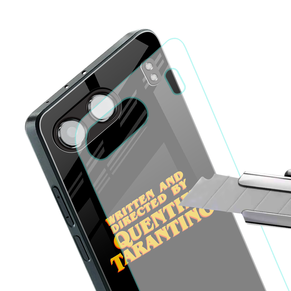 quentin tarantino back phone cover | glass case for oneplus nord 4