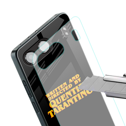 quentin tarantino back phone cover | glass case for oneplus nord 4