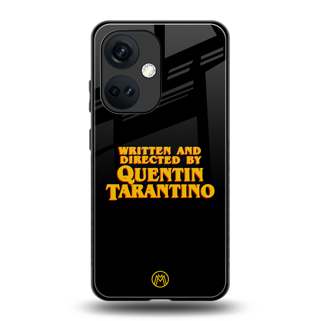 quentin tarantino back phone cover | glass case for oneplus nord ce 3
