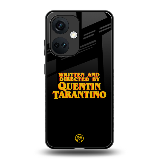 quentin tarantino back phone cover | glass case for oneplus nord ce 3