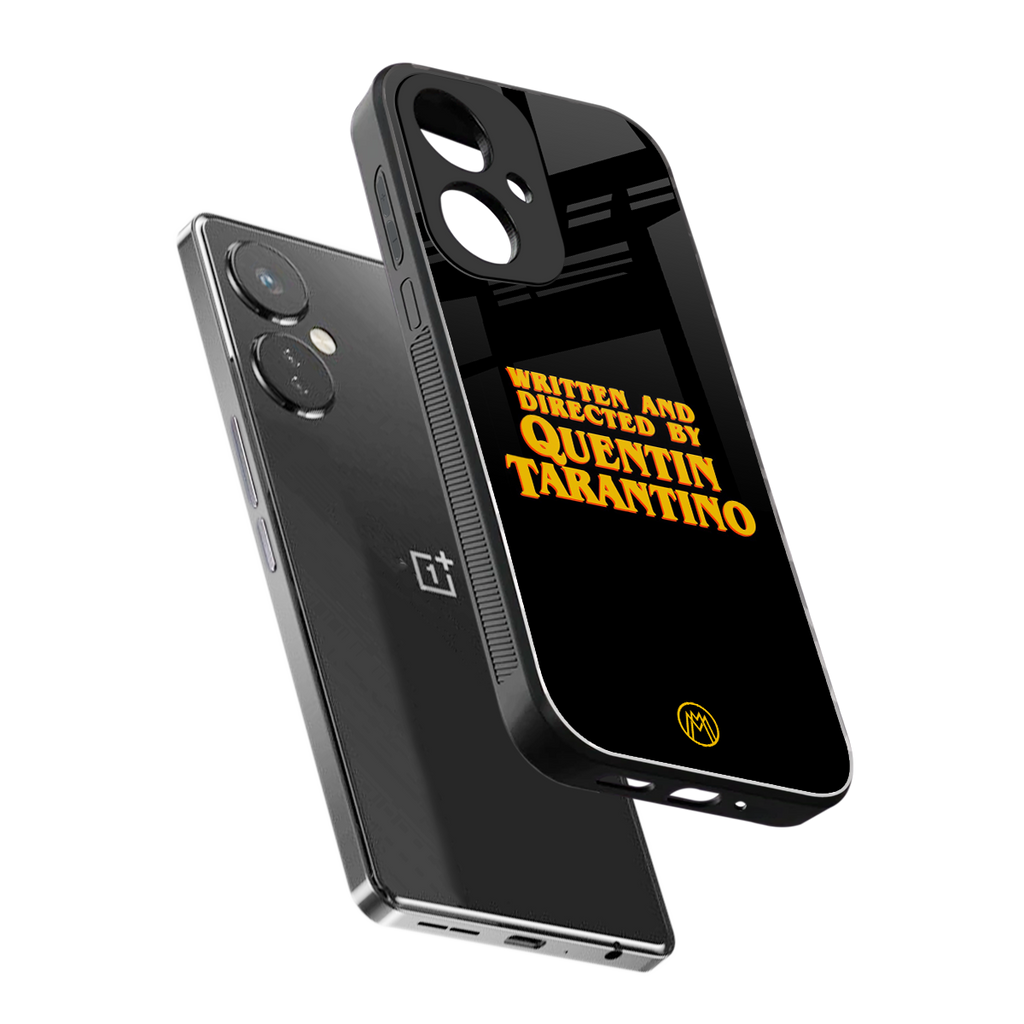 quentin tarantino back phone cover | glass case for oneplus nord ce 3