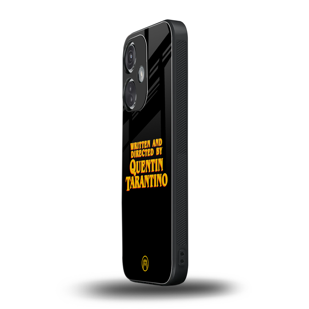 quentin tarantino back phone cover | glass case for oneplus nord ce 3