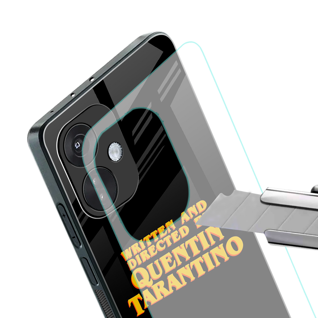 quentin tarantino back phone cover | glass case for oneplus nord ce 3