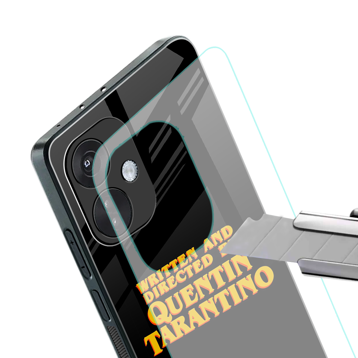 quentin tarantino back phone cover | glass case for oneplus nord ce 3