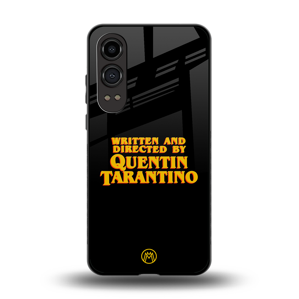 quentin tarantino back phone cover | glass case for oneplus nord ce 4 lite