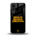 quentin tarantino back phone cover | glass case for oneplus nord ce 4 lite