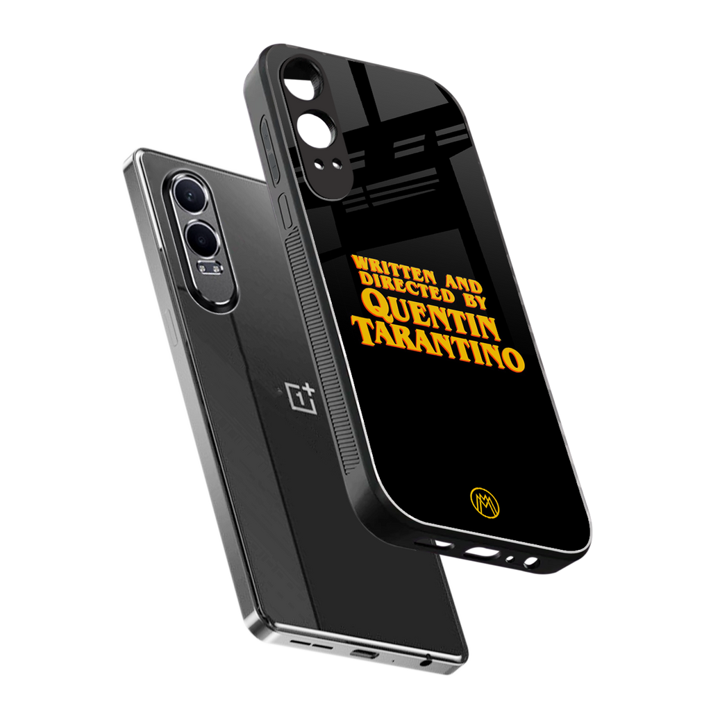 quentin tarantino back phone cover | glass case for oneplus nord ce 4 lite