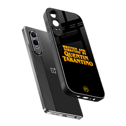quentin tarantino back phone cover | glass case for oneplus nord ce 4 lite