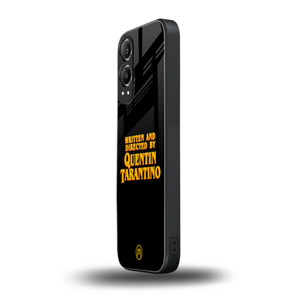 quentin tarantino back phone cover | glass case for oneplus nord ce 4 lite