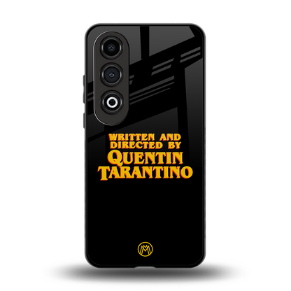 quentin tarantino back phone cover | glass case for oneplus nord ce 4