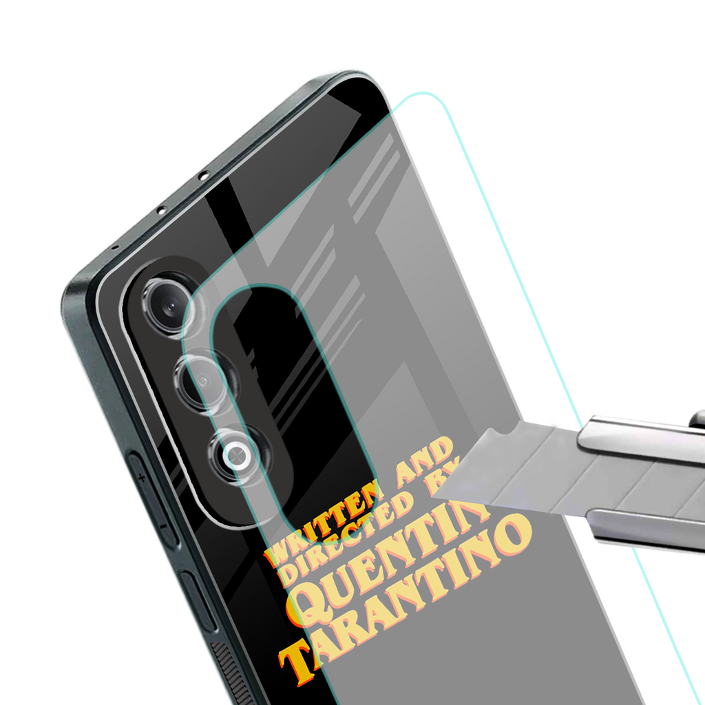 quentin tarantino back phone cover | glass case for oneplus nord ce 4