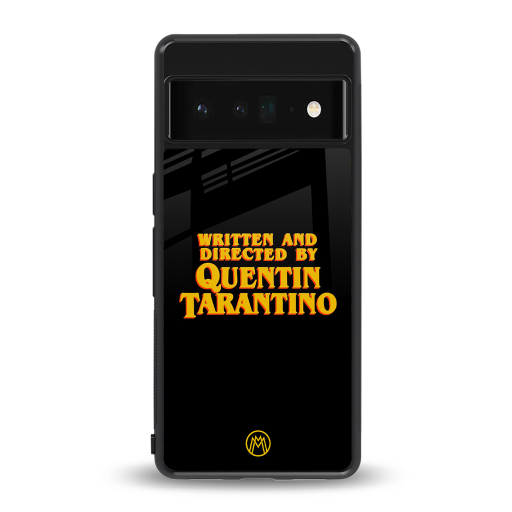 quentin tarantino back phone cover | glass case for google pixel 6 pro