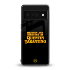 quentin tarantino back phone cover | glass case for google pixel 6 pro