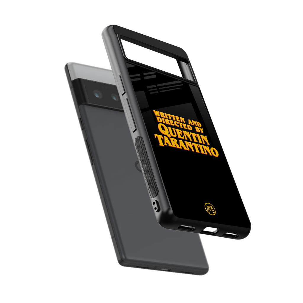 quentin tarantino back phone cover | glass case for google pixel 6 pro