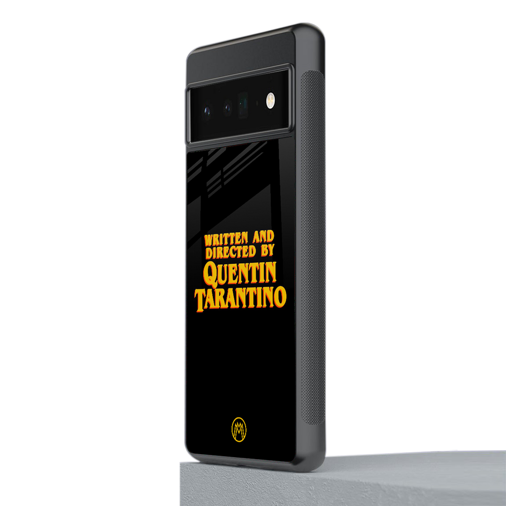 quentin tarantino back phone cover | glass case for google pixel 6 pro