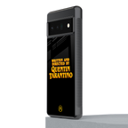 quentin tarantino back phone cover | glass case for google pixel 6 pro