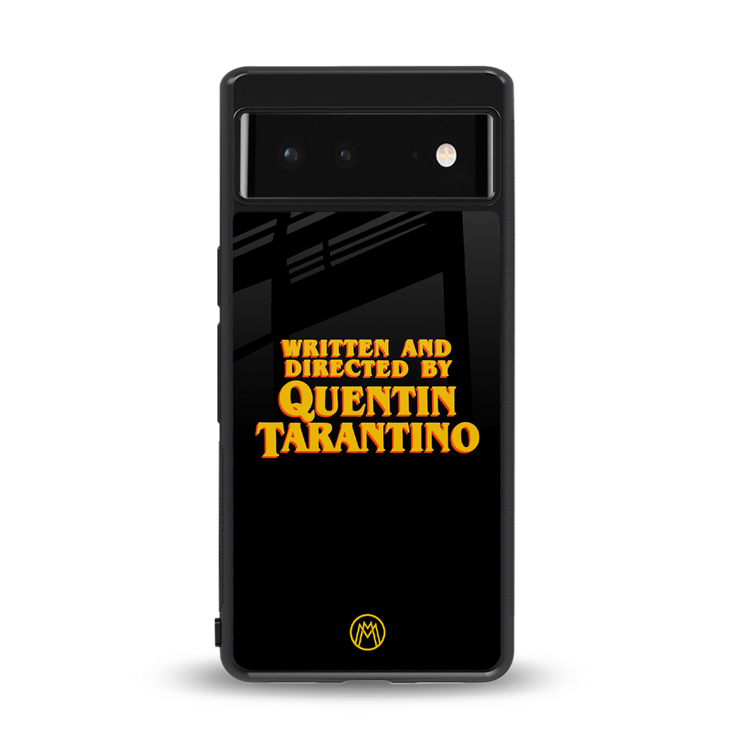 quentin tarantino back phone cover | glass case for google pixel 6