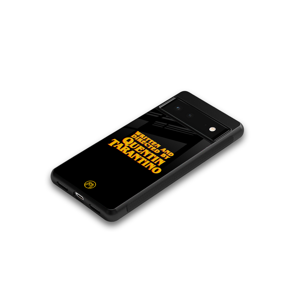quentin tarantino back phone cover | glass case for google pixel 6