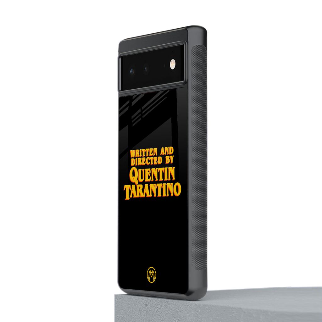 quentin tarantino back phone cover | glass case for google pixel 6