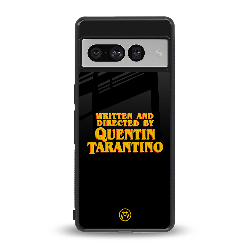 quentin tarantino back phone cover | glass case for google pixel 7 pro