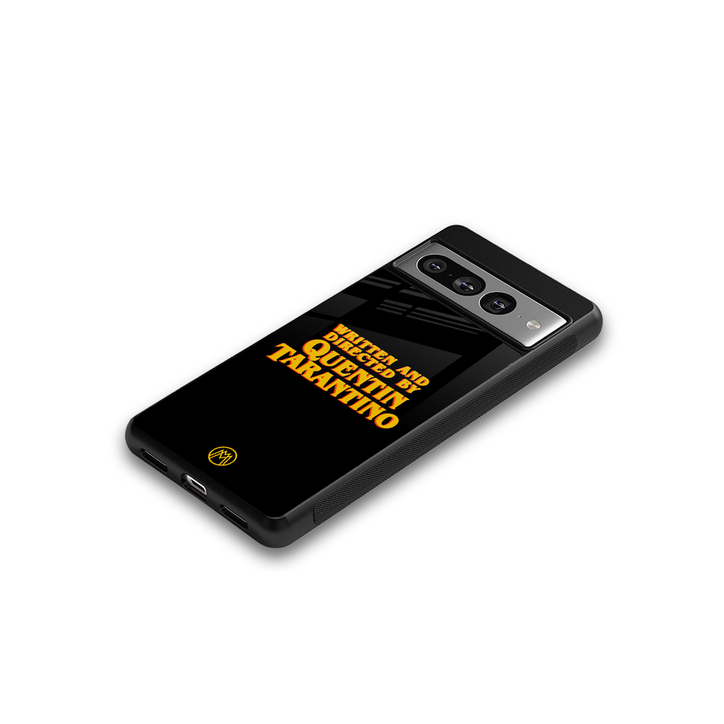 quentin tarantino back phone cover | glass case for google pixel 7 pro