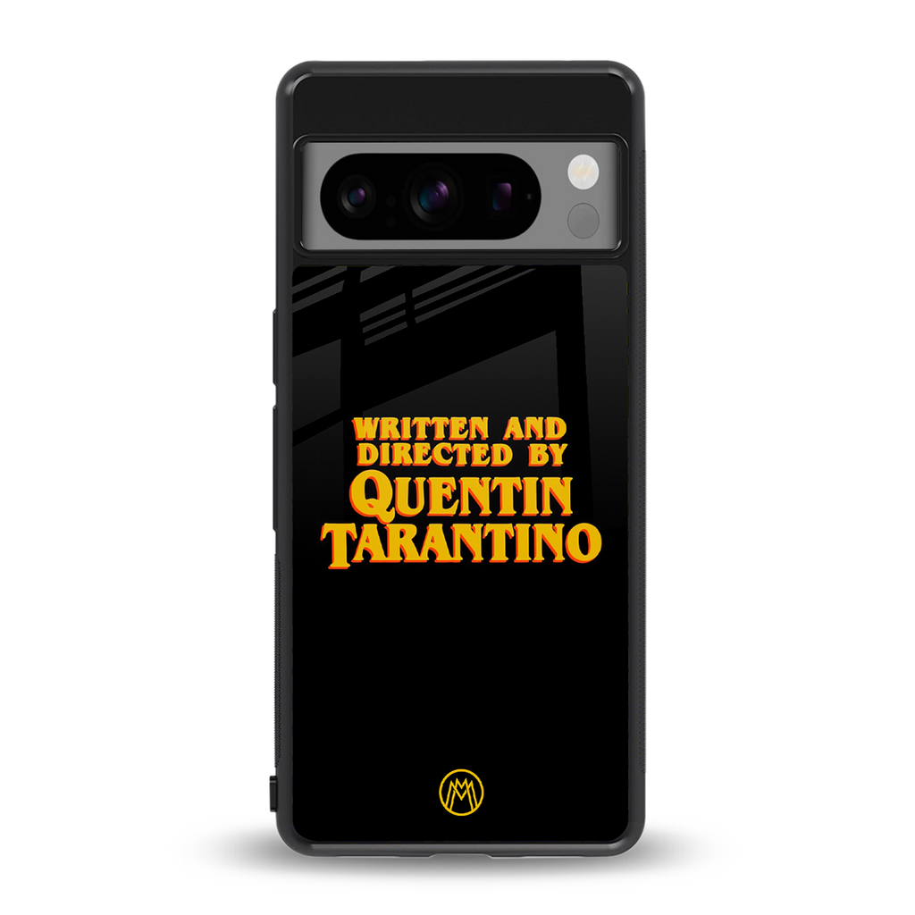 quentin tarantino back phone cover | glass case for google pixel 8 pro