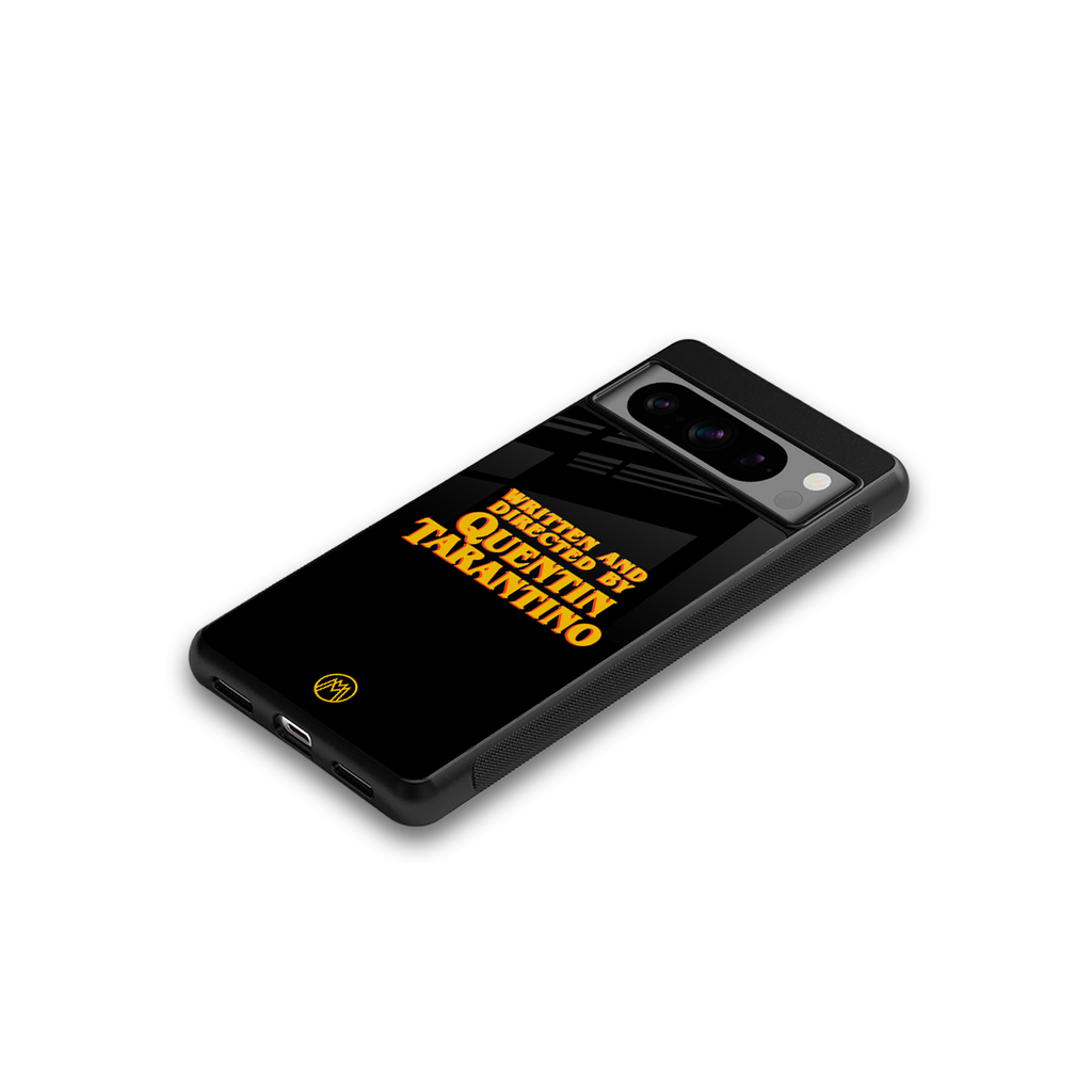 quentin tarantino back phone cover | glass case for google pixel 8 pro