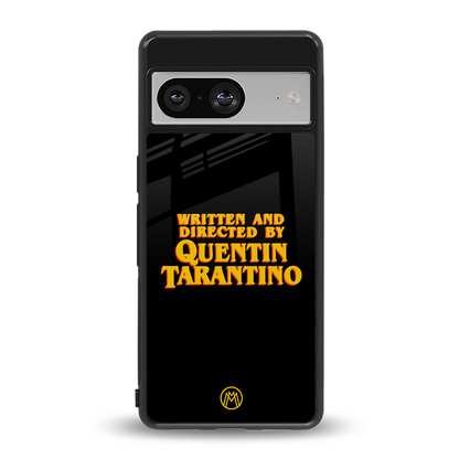quentin tarantino back phone cover | glass case for Google Pixel 8
