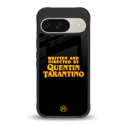 quentin tarantino back phone cover | glass case for google pixel 9