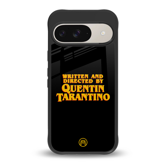 quentin tarantino back phone cover | glass case for google pixel 9
