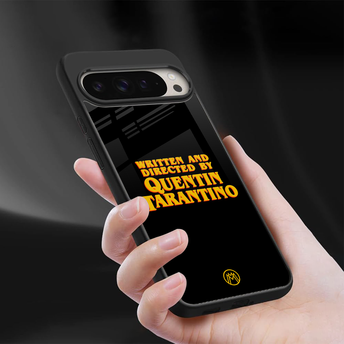 quentin tarantino back phone cover | glass case for google pixel 9 pro xl