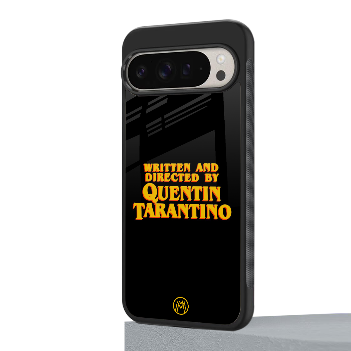 quentin tarantino back phone cover | glass case for google pixel 9 pro xl