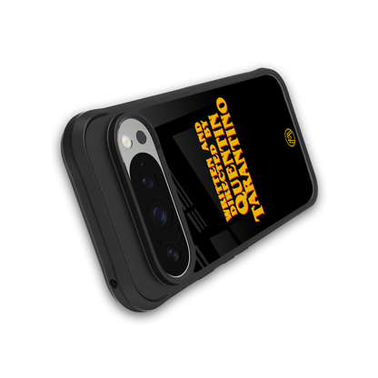quentin tarantino back phone cover | glass case for google pixel 9 pro xl