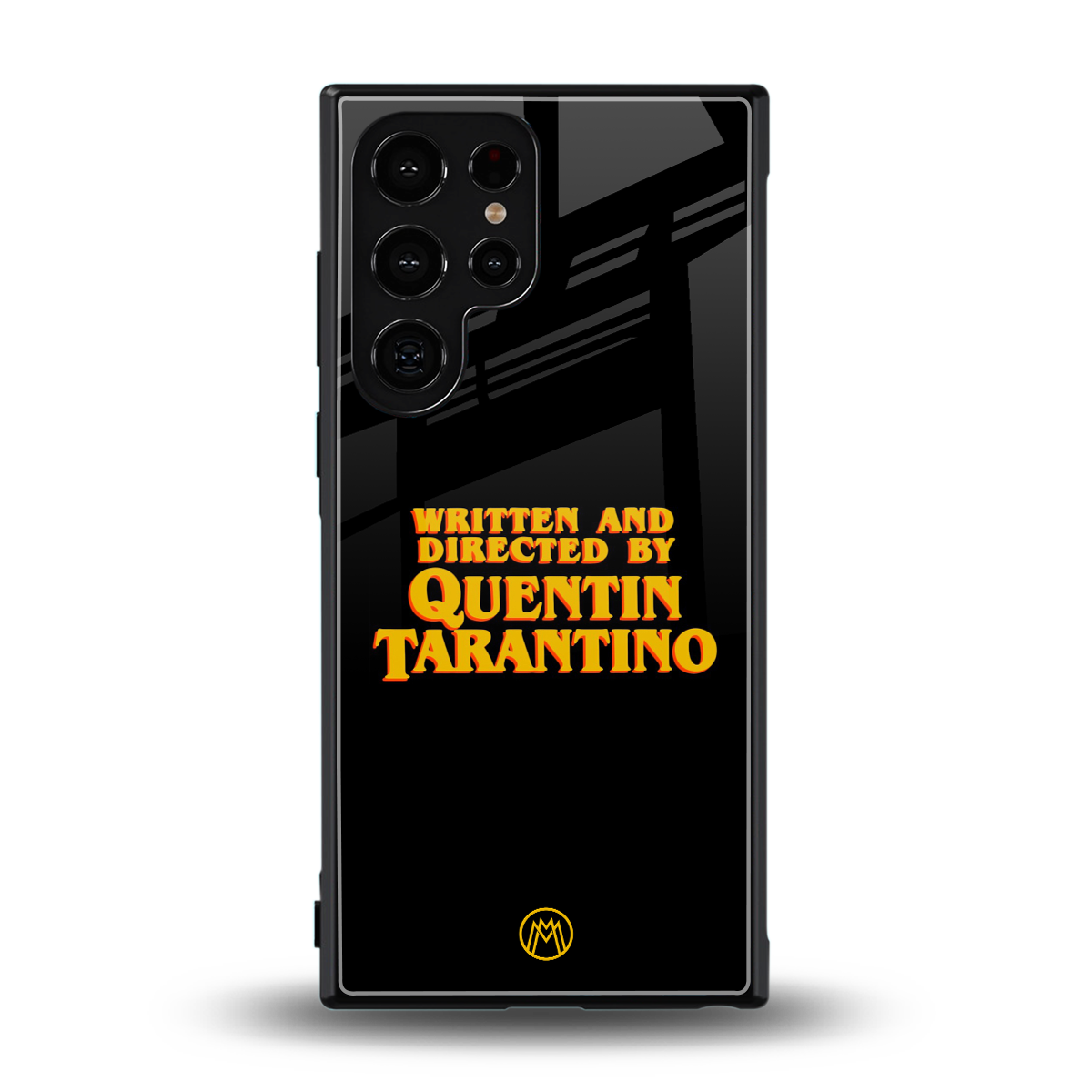 quentin tarantino back phone cover | glass case for samsung galaxy s24 ultra