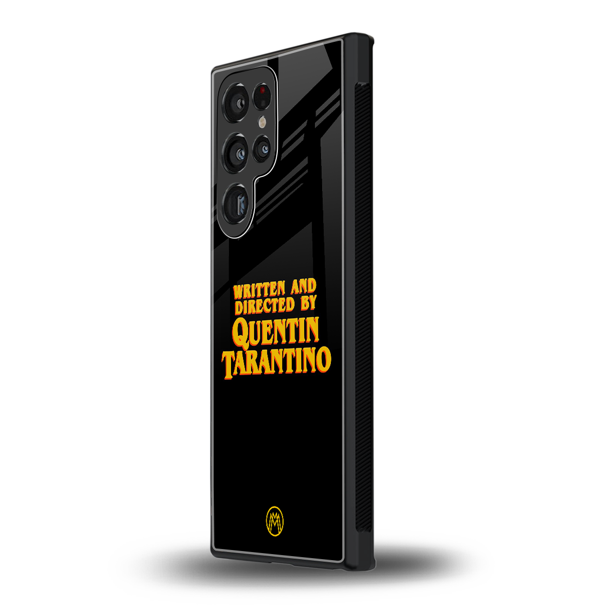 quentin tarantino back phone cover | glass case for samsung galaxy s24 ultra